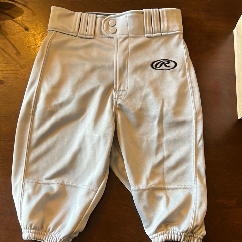 Grey Rawlings baseball pants